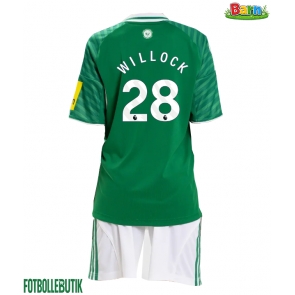 Newcastle United Joe Willock #28 Bortaställ Barn 2025-26 Kortärmad (+ Korta byxor)